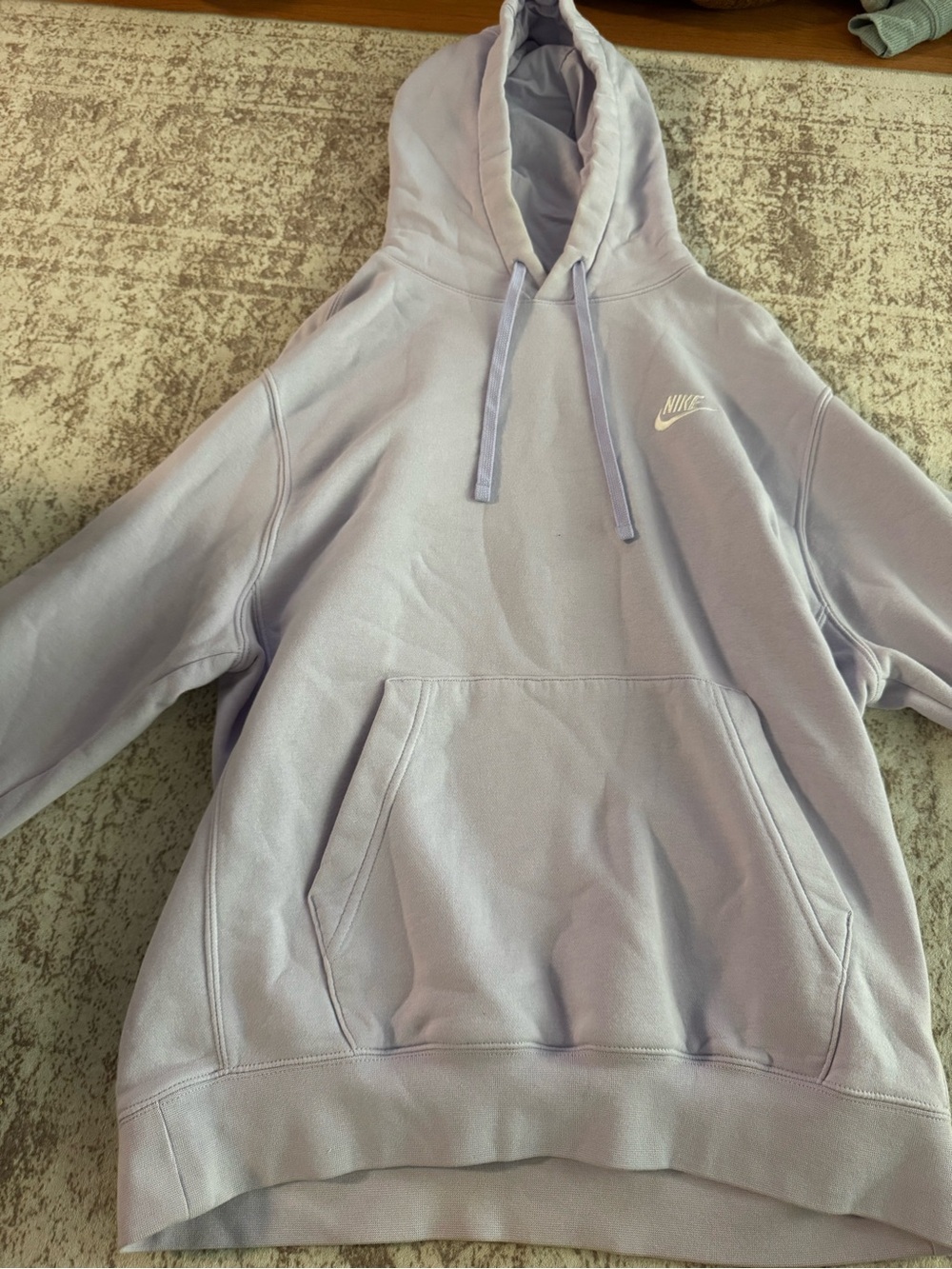Lilac Nike hoodie size medium, unisex Title